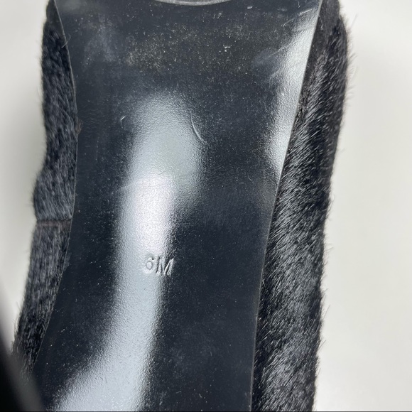 Lauren Ralph Lauren black cowhide black suede Mary Janes pumps Size 6 - Picture 8 of 10